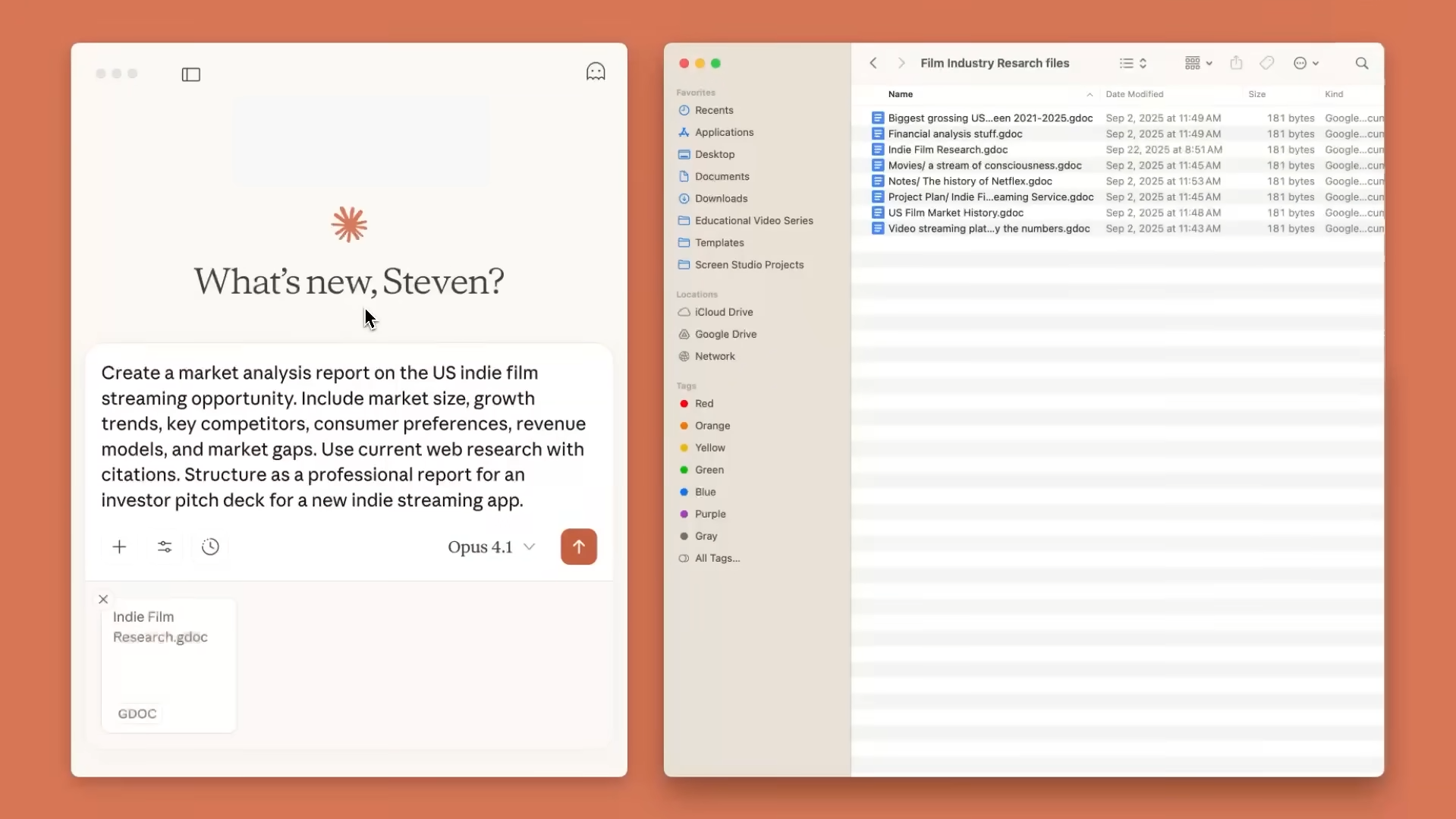Add some context (file, photo, etc.)