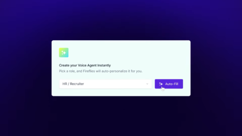Fireflies.ai step 1