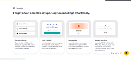 Sembly.ai step 1