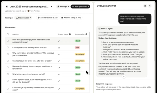 How Intercom Fin Works Step 2 (Test)