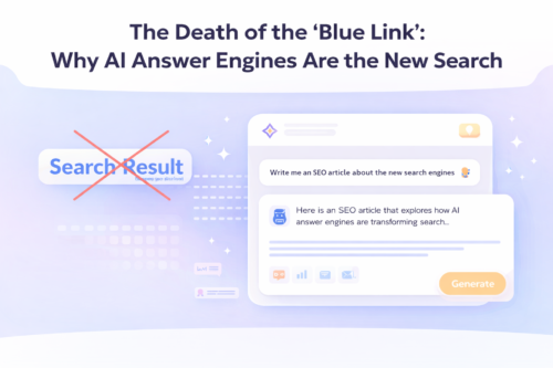 The Death of the “Blue Link”: Why AI Answer Engines Are the New Search