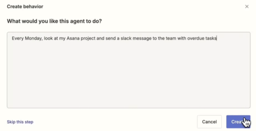 how zapier works step1 (Write Your Automation Prompt)